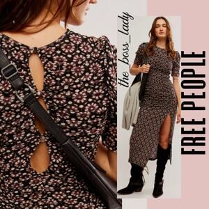 free people floral beaded dress Y2K Beaded Floral Print Cotton Sundress – Calico main image 1